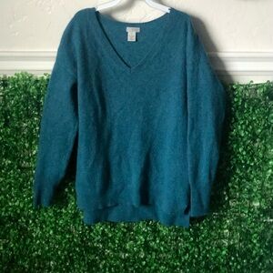 Halogen‎ Cashmere V neck sweater